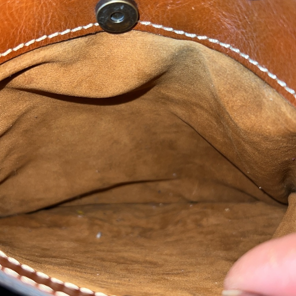 Patricia Nash Floral Tooled Leather Granada Crossbody Flap Bag (Brown) - Picture 6 of 10